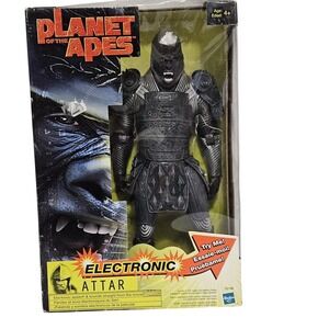 Planet of the Apes Electronic Talking Attar Figure Gorilla 2001 NEW Vintage Read